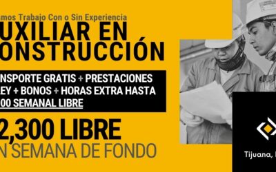 Trabajo De Técnico En Construcción En Tijuana