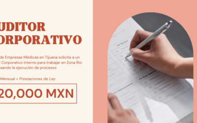 Trabajo de Auditor Corporativo en Tijuana