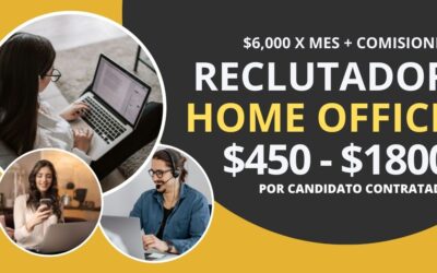 Empleo de Reclutador Home Office