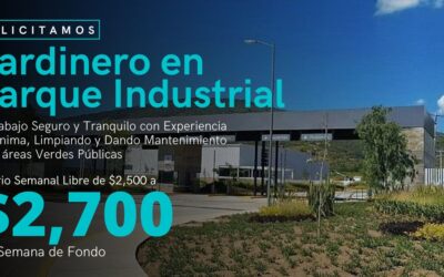 Se Solicita Jardinero y Mantenimiento para Parque Industrial en Otay.