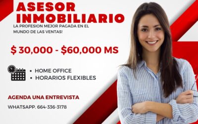 Empleo de Asesor de Ventas Inmobiliario en Tijuana