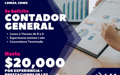 Empleo Contador General en CDMX