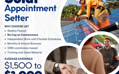 Solar Appointment Setter in Dallas, Texas, Independent Contractor (1099)